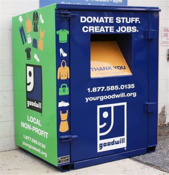 Donation bin in Utah