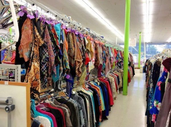 Pennsylvania thrift store selling donated clothes