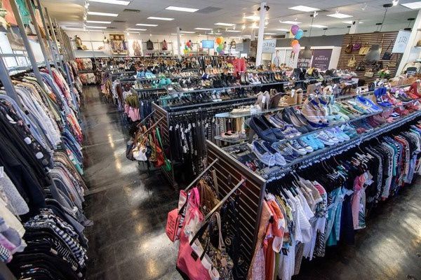 Thrift store in Maryland selling donated clothes